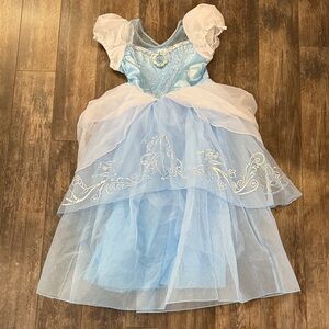 Disney Cinderella Light Blue and White Princess Costume